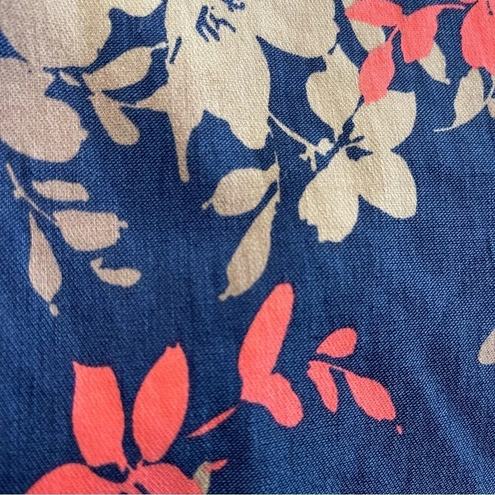 Apricot Navy Floral Ruched Sheath Bodycon Dress size 12 - Picture 8 of 11